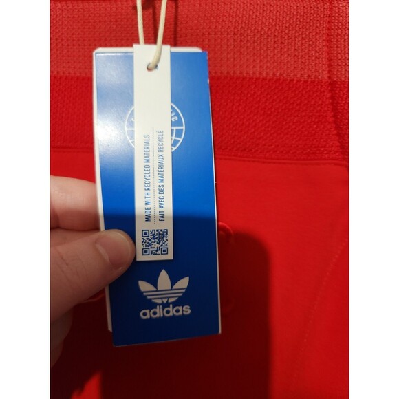 Adidas Activewear Dress Sz 2 Original 83-C Red "Blue Version" Better Scarlet Zip - Picture 9 of 14